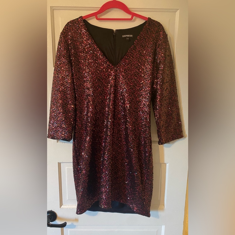 Sequin mini dress